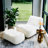 Big Joe Modora Bean Bag Ottoman Lounger, Birch Soft Boucle-116471803-116471801