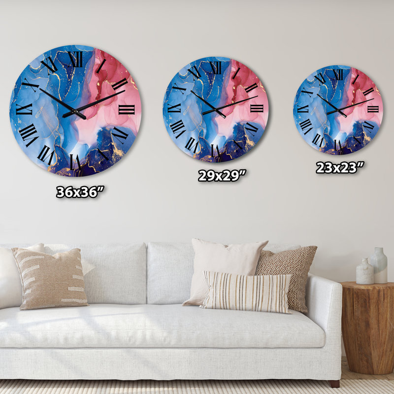 Horloge murale surdimensionnée, Moyen
