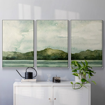 Riverside II, reproduction sur toile 3 pièces