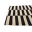 Tapis noir et blanc Noe