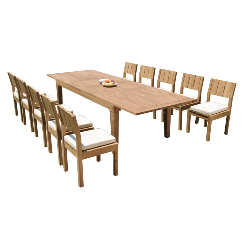 Ensemble de salle à manger Lyndhur, H 30 po x l 40 po x P 122 po, 10