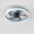 Frauly 19.7 Inch Led Enclosed Low Profile Ceiling Fan With Light-1222760578-1215559985