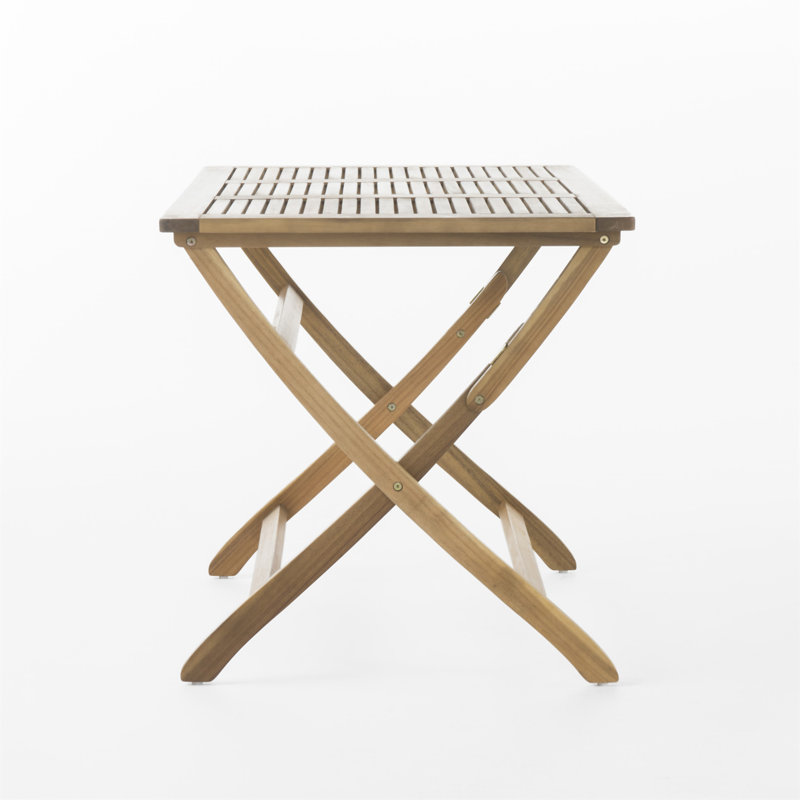 Positano 43.5'' Foldable Table （Only Include Table), Natural