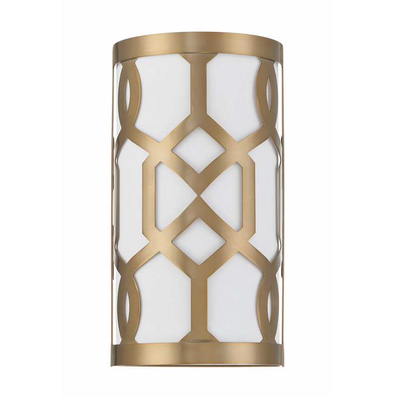 Jennings 1 - Light Flush Mounted Sconce, Aged Brass