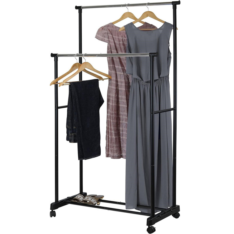 Orso Steel Rolling Clothing Rack