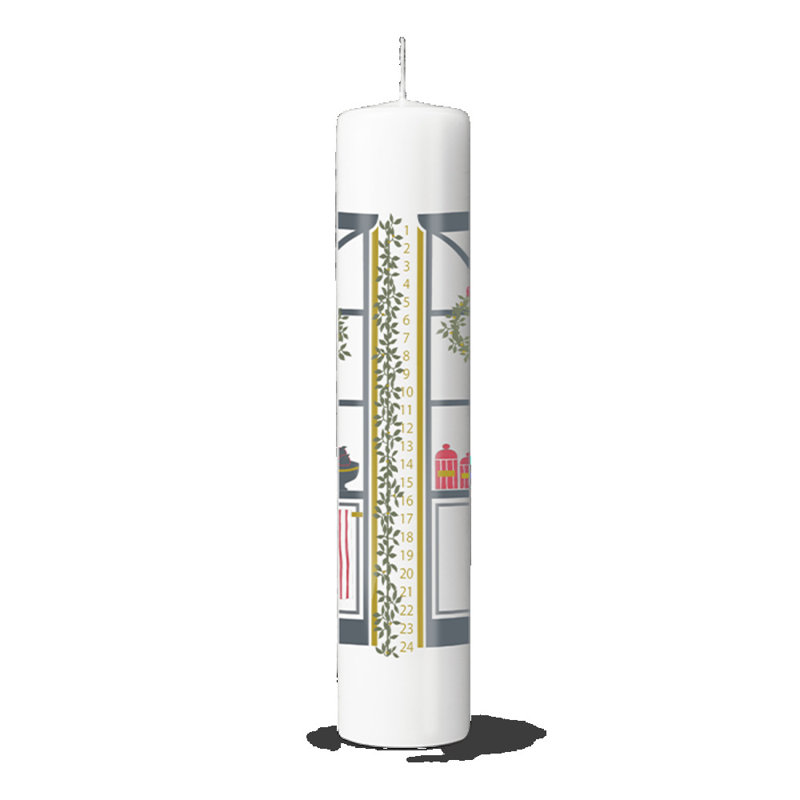 Holmegaard Christmas Pillar Candle