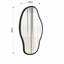 Bluefield Wood Wavy Wall Mirror