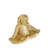 Meditating Dog Figurine - Polyresin Decorative Accent with Textured Detail-565738207
