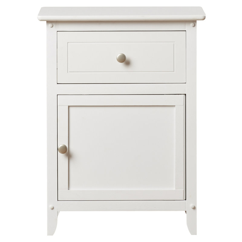 18.9'' W Nightstand, White