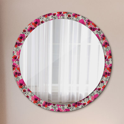 Huldar Glass Flat Wall Mirror