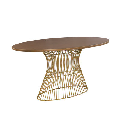 Latitude Run® Sotelo Elegant Oval Essence Dining Table