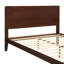 Lit plateforme en bambou de style Mid-Century moderne - aucun sommier requis, support en métal à lattes de bois, assemblage facile-1258652557-1257897586