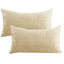 Housse de coussin rectangulaire en velours texturé-1056061734