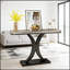 Console compacte, table de vestibule de style industriel moderne, canapé robuste et polyvalent pour les petits espaces