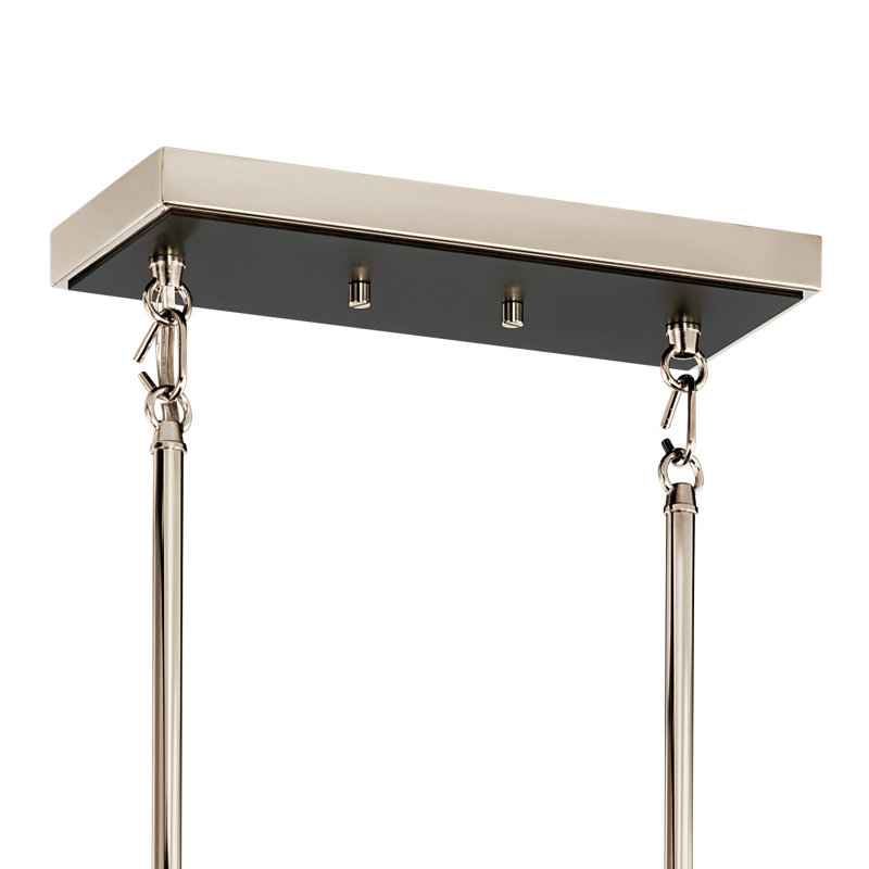 Lustre linéaire Aneria 5Lt, Nickel poli