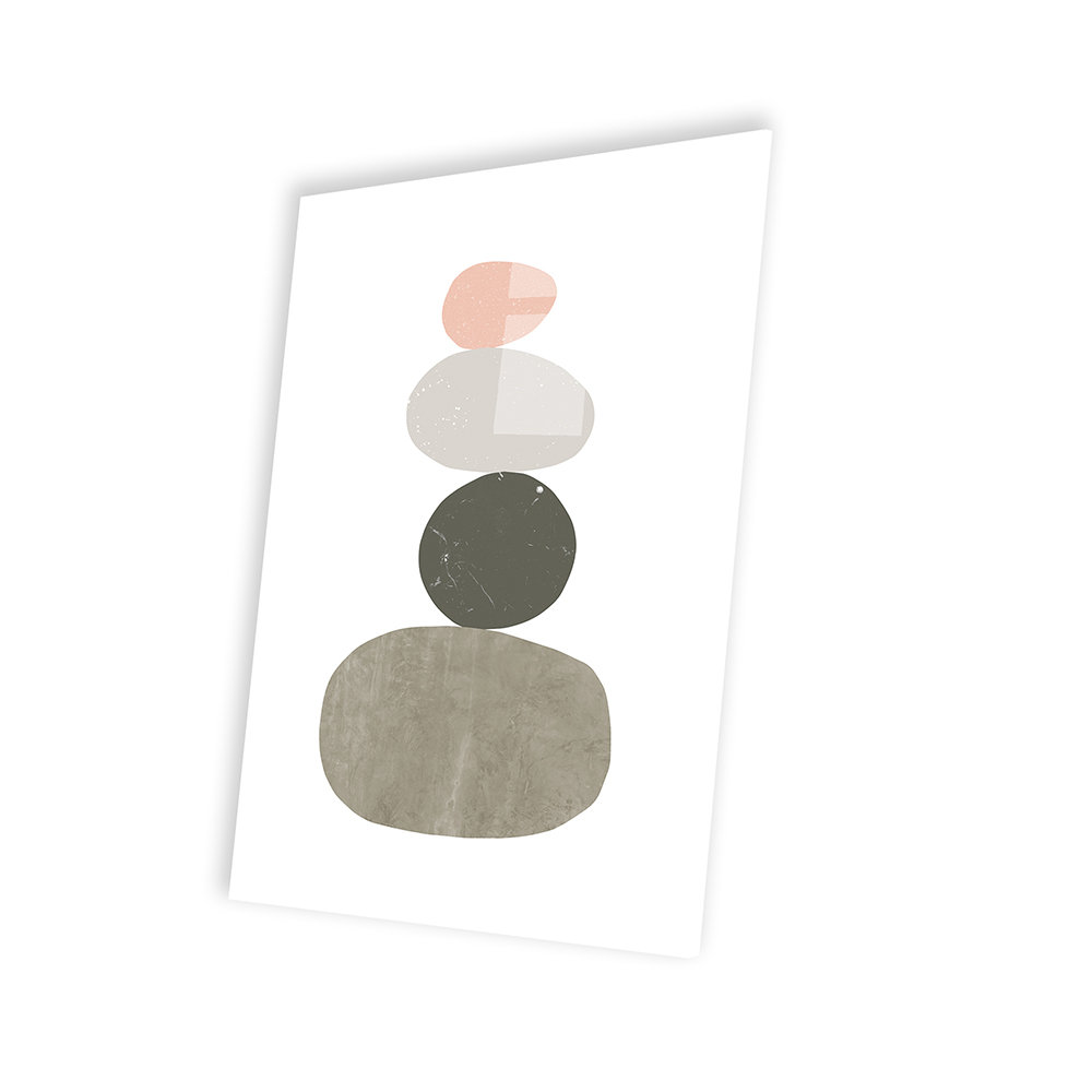 George Oliver Pebbles I by - Unframed Graphic Art - Wayfair Canada