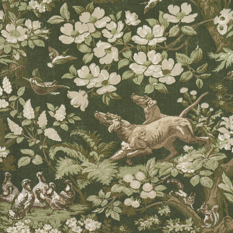 Hound Meadow Fabric, Forest