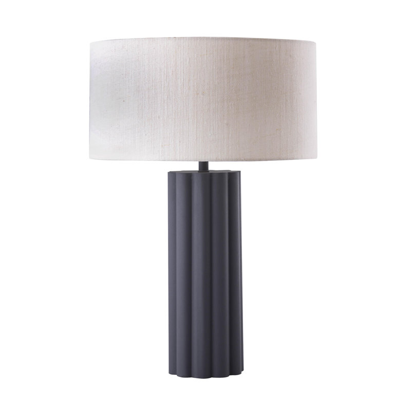 Lampe de table Catharine Latur, Gris, Blanc