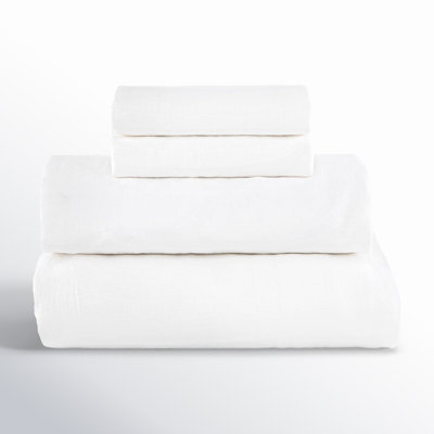 100% French Linen Sheet Set