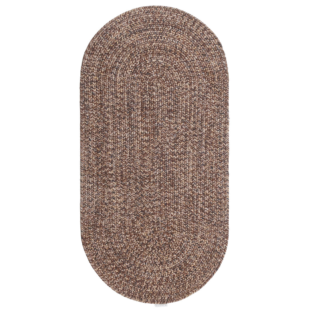 Busireddy Harvest 230x Hand Braided Brown Indoor / Outdoor Rug