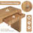 Console Table With Fluted Drawer Front, Entryway Table With Curved Corners & Thick Legs, Sturdy Sofa Table-1816349770