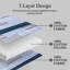 Ensembles de courtepointe 100% coton 98 po x 106 po DDUOXIN - 1 courtepointe avec 2 taies décoratives-117568718