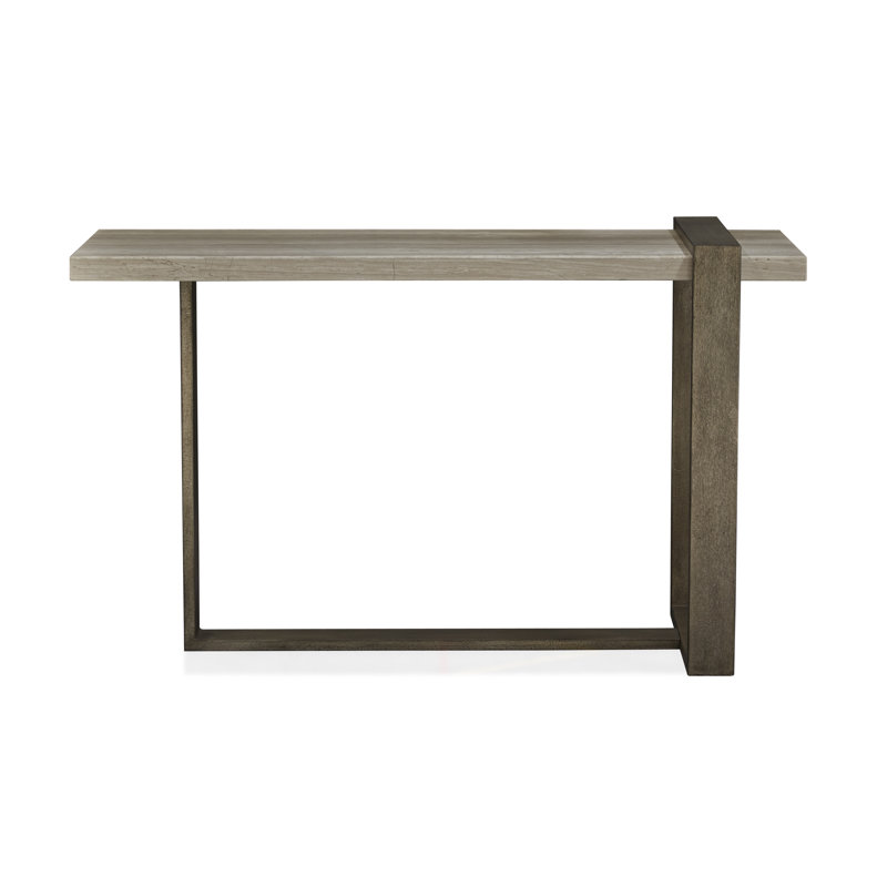 Munoz 48'' Stone Top Console Table
