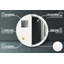 Huldar Glass Flat Wall Mirror
