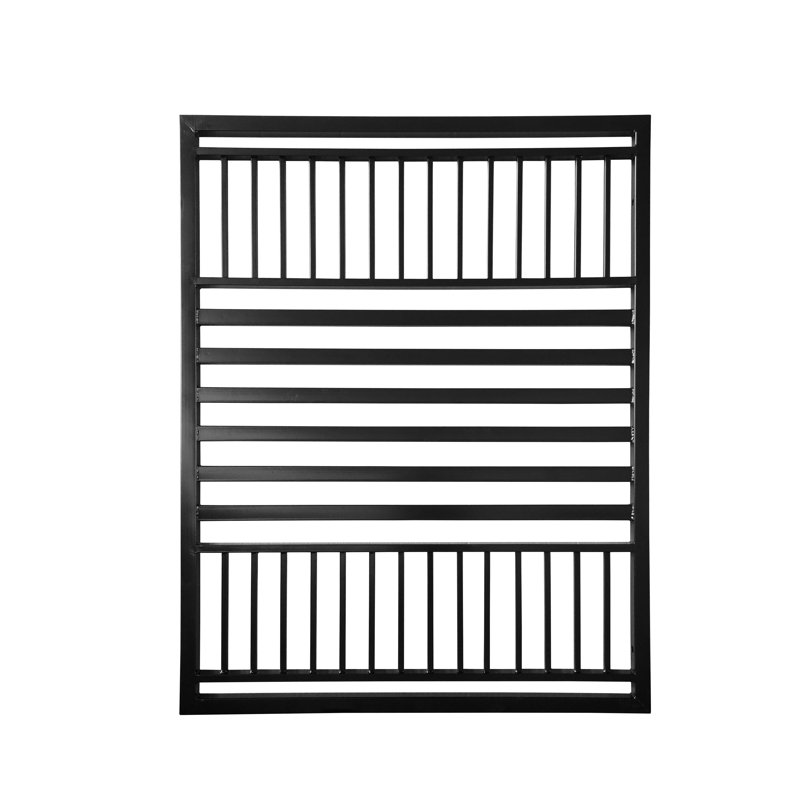 Barcelona Style Black Steel Garden Pedestrian Gate