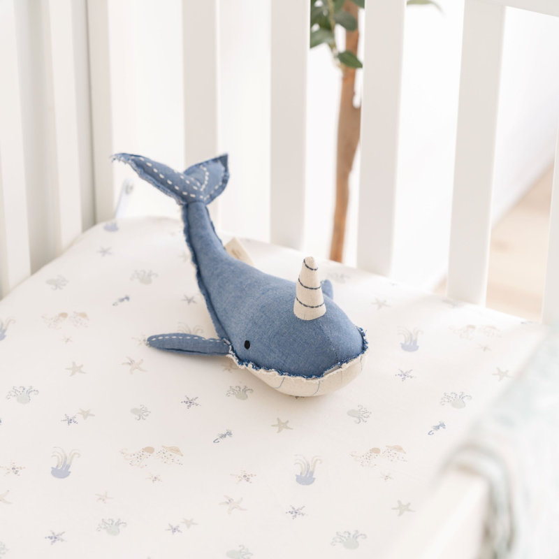 Cove Fitted Crib Sheet (Sea Life)