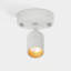 Projecteur blanc mat 5CCT Shura avec tête rotative, 5 couleurs sélectionnables, ampoule DEL intégrée, applique murale encastrée, 3000 K, 455 lumens-117968806