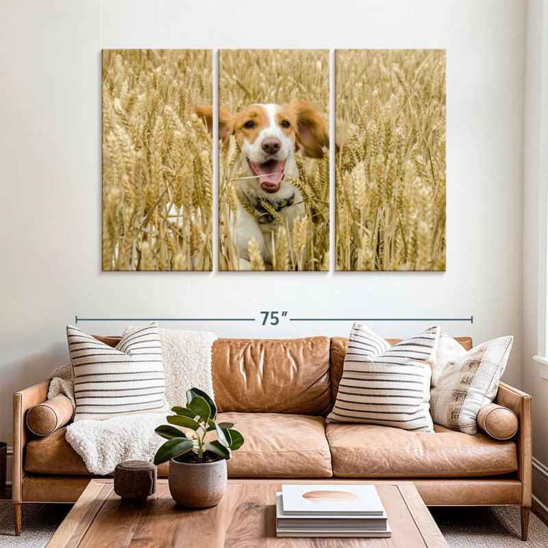 Brampt Happy Cocker Spaniel, 42" H x 65" W