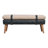 Solid Wood Bench with Nailhead Trim-796138021