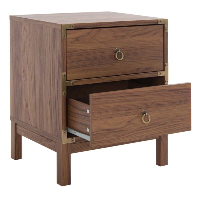 Alfano 18.5'' Drawer Nightstand, Wanut