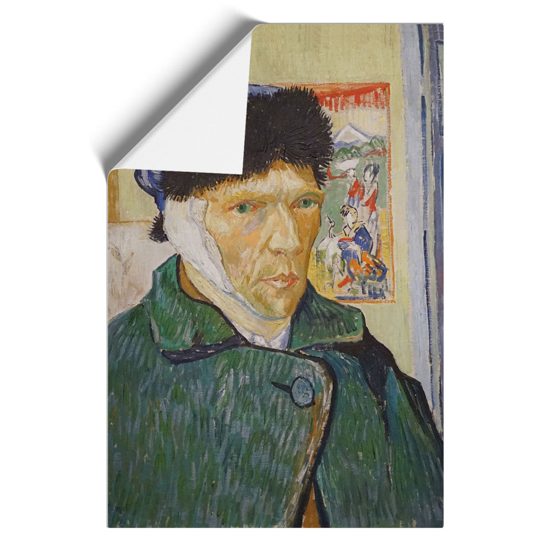 Self Portrait with Bandage by Vincent van Gogh - Frameless Print