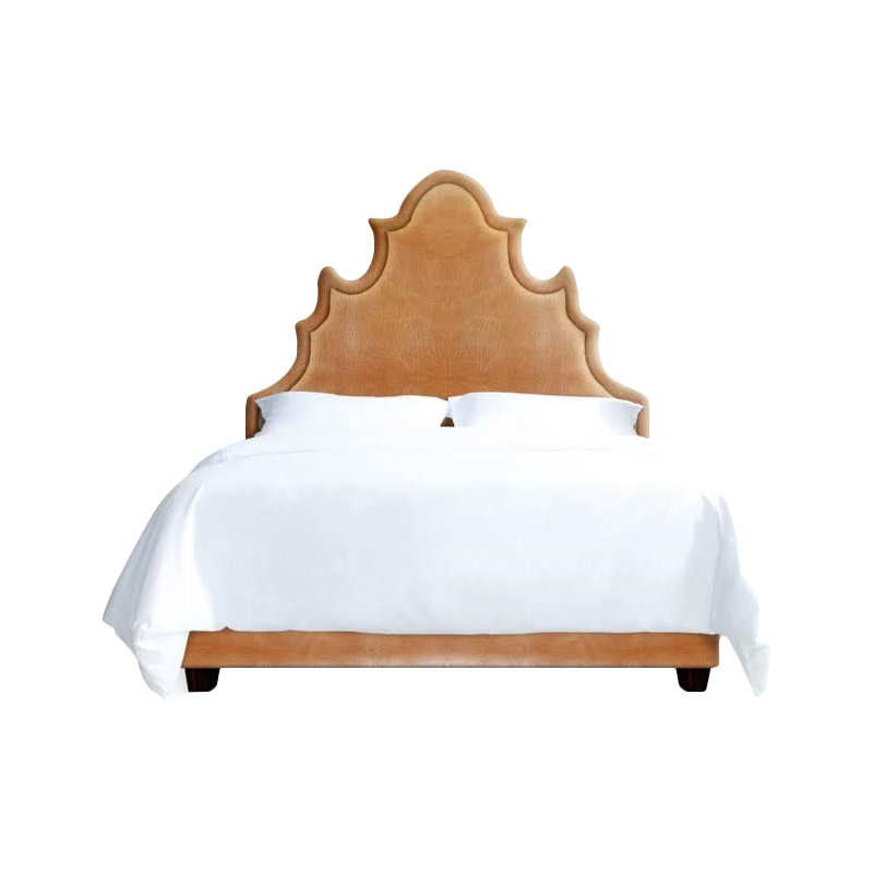 Sophie Upholstered Bed, Queen, Turquoise