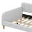 Upholstered Daybed With 4 Support Legs-1527050109-1527050106