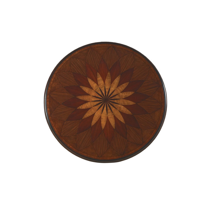 Clarkson Round Mahogany Wood Dining Table