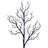 Vickerman 4' Black Twig Tree 48 Purple/Orange LED Lights