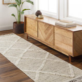 Hand Woven Wool Argyle Area Rug