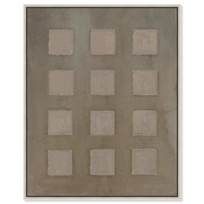 Order II Canvas Abstract Print by Oliver Gal, Black Frame, 16 x 20