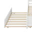 Lit plateforme simple en bois avec lit gigogne-211628362