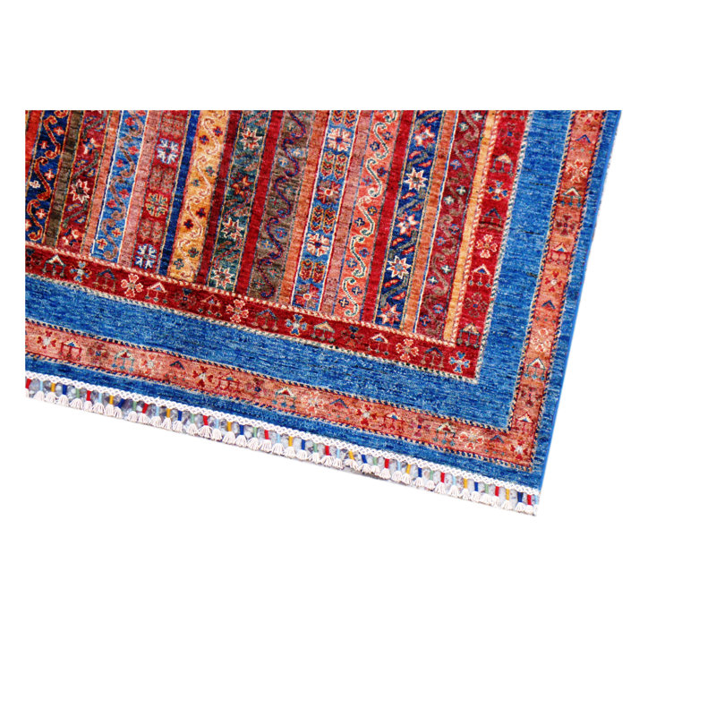 Afghan Wool Geometric Area Rug