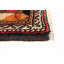 One-of-a-Kind 3'11" X 8'10" 1980s Runner Wool Area Rug in Red