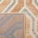 Tapis taupe / beige à motif géométrique Pittenger