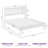 Solid Wood Platform Bed Frame with Headboard, LED Lights & USB Charging Ports-1861765658-1861807337-1861765668