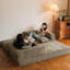 Canapé modulaire pliable à double usage-2082430616