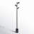 Alfresco 64'' Black LED Tree Floor Lamp
