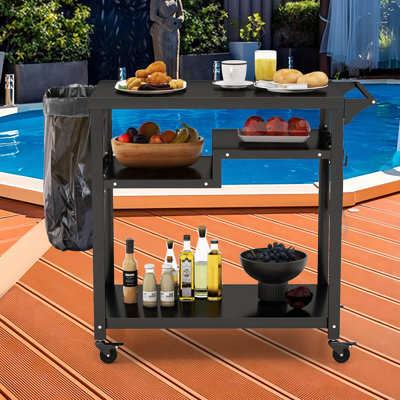 37'' H x 44'' W Utility Cart with Wheels