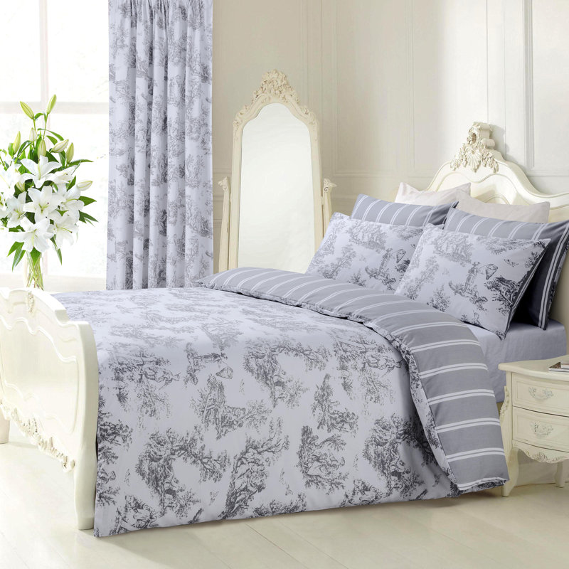 Classic Toille De Juoy Easycare Breathable Polycotton Duvet Set, 260 x 220 cm